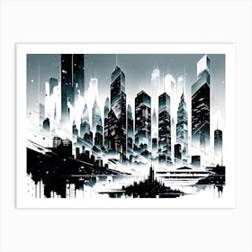 Cityscape 36 Art Print