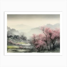 Chinese Cherry Blossoms 2 Art Print