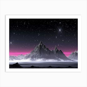 Starry Night Sky Art Print