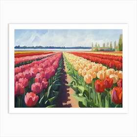 Tulip Field Art Print