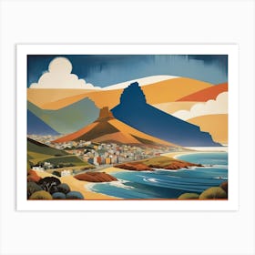 Cape Town Art Print