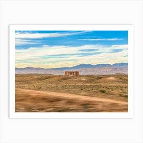 House In The Desert Art Print