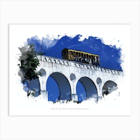 Arcos Da Lapa, Santa Teresa & Lapa, Rio De Janeiro Art Print