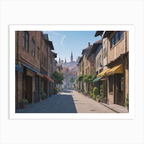 Street Scene Art Print