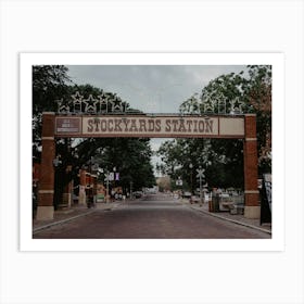 Fort Worth Texas Stockyards Art Print