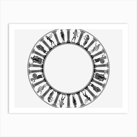 Circular Frame Art Print