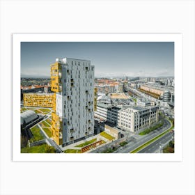 Milan City Print. Art Print