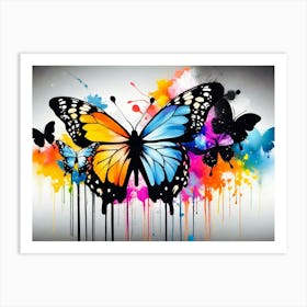 Colorful Butterfly 45 Art Print