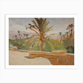 Vintage Palm Trees Art Print