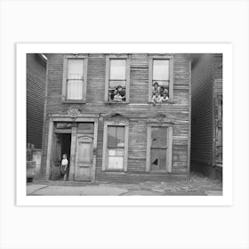 House In African American Section Of Chicago, Illinois By Russell Lee Art Print