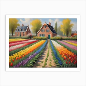 Tulip Farm Art Print