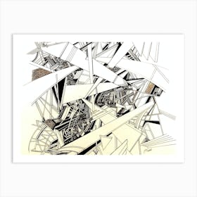 Abstract Doodle #1 Art Print