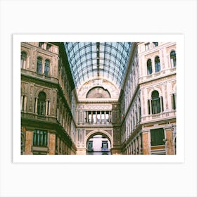 Street In Naples Art Print