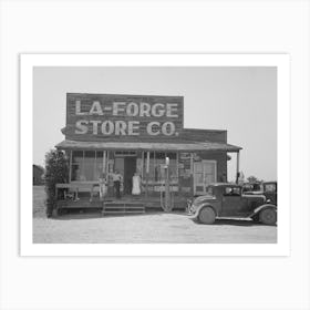 Untitled Photo, Possibly Related To Store, La Forge, Missouri By Russell Lee Art Print