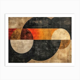 Abstract Circles 1 Art Print