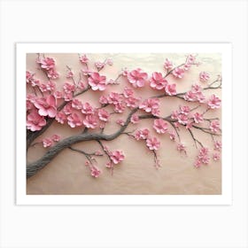 Cherry Blossom Wall Art 1 Art Print