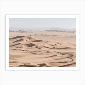 Sand Dunes Of Erg Admer In Algeria 1 Art Print