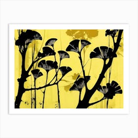 Ginkgo Leaves 42 Art Print