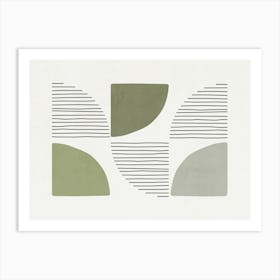 Abstract Geometric Art Print