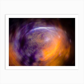 Abstract Background Blur Color Spin Pattern 2 Art Print