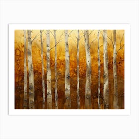 Birch Trees 31 Art Print