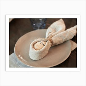 Easter Napkin Art Print