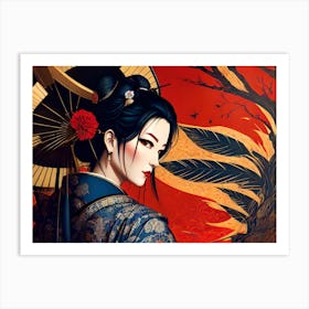 Asian Woman 1 Art Print