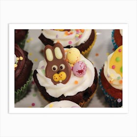 Easter Cupcakes 10 Art Print