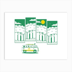 Van Life Art Print