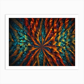 Emergent Patterns Converge Art Print