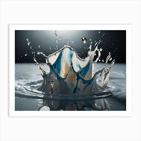 Water Splash 1 Art Print