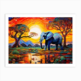 Iconic Africa Art Print