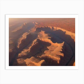 Grand Canyon Fiery Sunrise Art Print