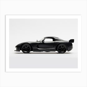 Toy Car Dodge Viper Black Art Print
