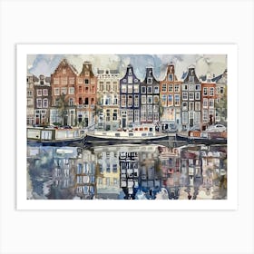 Amsterdam Cityscape Art Print