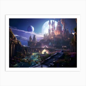 Fantasy Castle Art Print