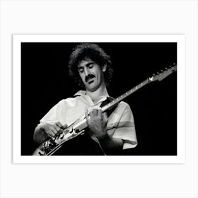 Frank Zappa Performs On Stage At Ahoy On 15th May 1982 In Rotterdam Art Print