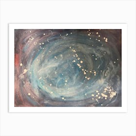 Space, gouache Art Print