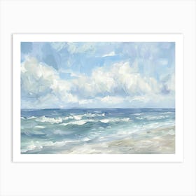 Beach Painting 2 Art Print