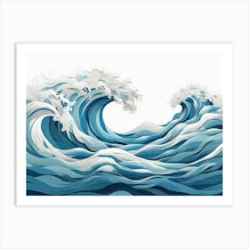 Great Wave 16 Art Print