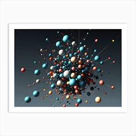 Abstract Spheres Art Print