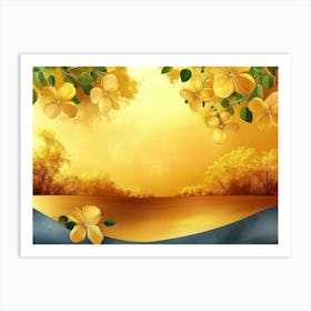 Yellow Flowers Art Print