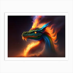 Dragon Of Fire Art Print