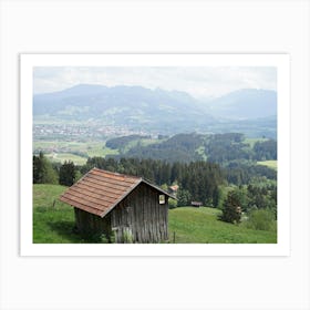 Hut In The Mountains Art Print