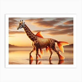 Giraffish 1 Art Print