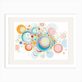 Abstract Circles 9 Art Print