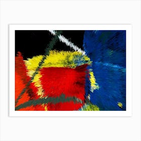 Acrylic Extruded Painting 283 Art Print