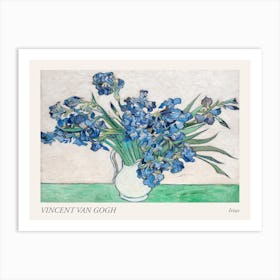 Irises, Vincent Van Gogh Art Poster Art Print
