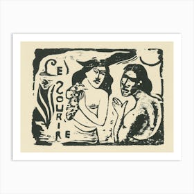 Two, Paul Gauguin Art Print