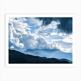 Cloudy Sky Over Mountains 20211021 267ppub Art Print